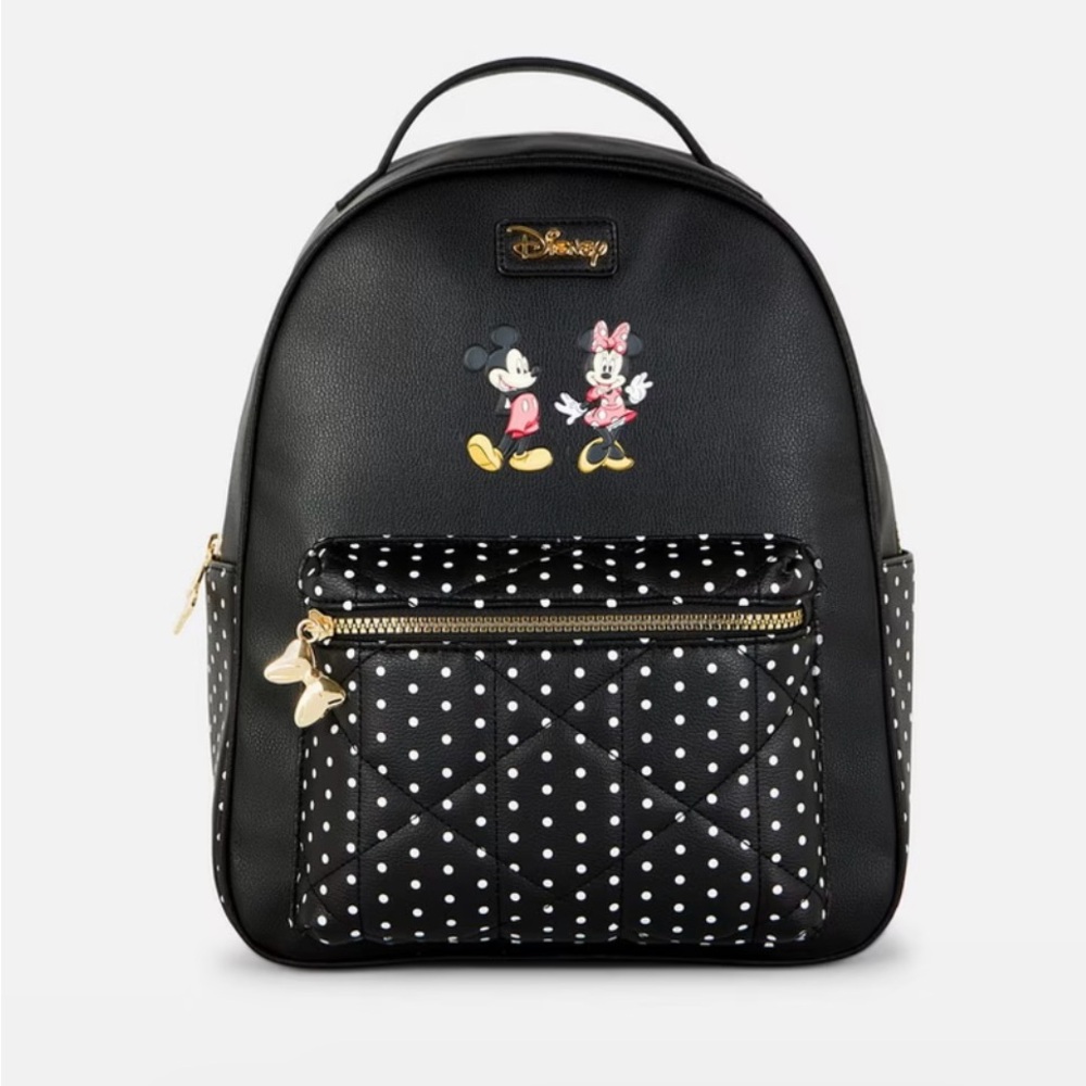 Disney Black Polka Dot Backpack
